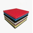 thumbnail image 4 of Shengyu1 12pcs/24pcs Wedge Acoustic Panels Wall Studio Sound Proof Record Tiles Insulation 12 Triangular Grooves, 4 of 9