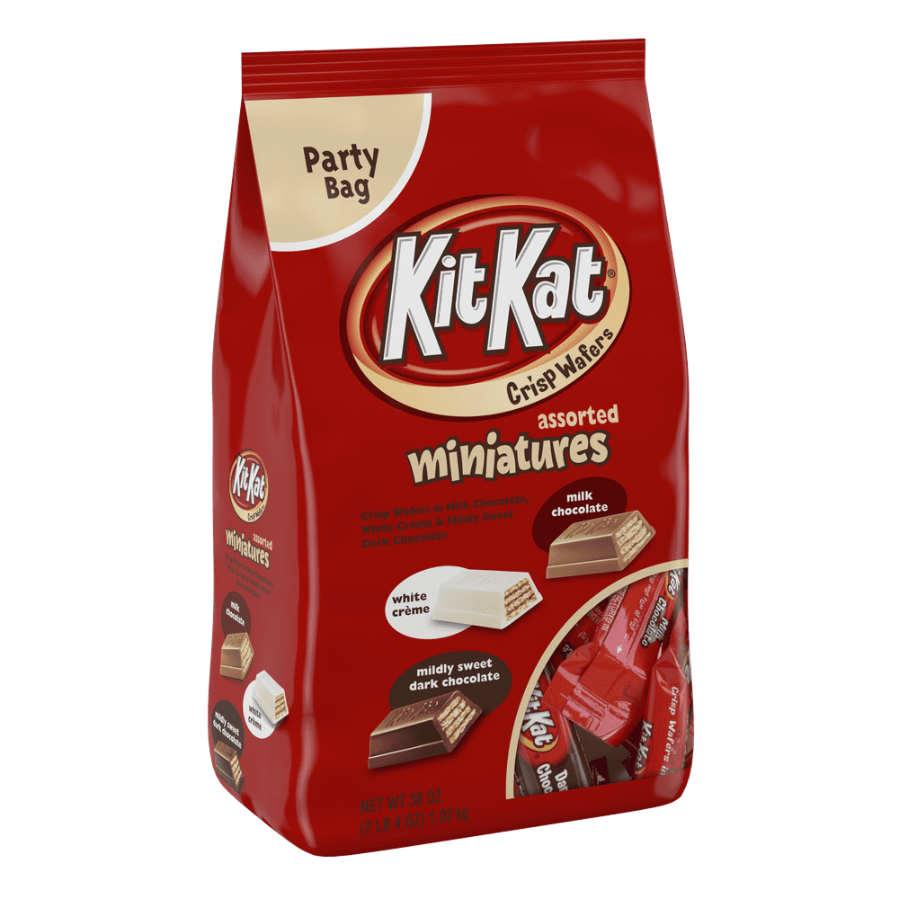 Kit Kat Miniatures Milk Chocolate Wafer Candy Bars 36 Oz