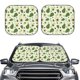 thumbnail image 2 of Balery Green Avocado Parasol para parabrisas de coche de 2 piezas | Parasol plegable para parabrisas delantero de coche para la mayoría de sedanes-Small, 2 of 6