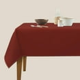 thumbnail image 5 of Deep Red Soft Tablecloth Square Dinng Table Covers for Kitchen & Table Linens 52" x 52", 5 of 8