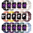 thumbnail image 2 of Adecuado para correa de reloj Apple Correa de reloj de silicona para Apple iWatch 1-8 Correa de hebilla de mariposa universal, 2 of 2