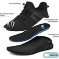 thumbnail image 4 of Kushyshoo Kids Sneakers Black Running Tennis Athletic Shoes for Boys Size 3 (Gig Kid), 4 of 5