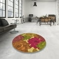 thumbnail image 4 of Ahgly Company Tapis d'Intérieur Lavables en Machine, Carrés de Transition, Carrés de 3', 4 of 7