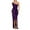 Purple Dress for Women, variant on safuny Women's Maxi Side Split Dress Solid Sequins Shiny Trendy Dresses Sleeveless Elegant Cocktail Wedding Evening Party Holiday One Shoulder Army Green S