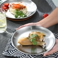 thumbnail image 2 of Decorative Tray Small 7.8inch Stainless Storage Organizer Vanity Trays Plate For Jewelry Cosmetics Coffee Tea Candle Bathroom Plate Kitchen Tableware, 2 of 3