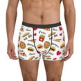 thumbnail image 2 of Goofa Fast Food Printed Men's Boxer Briefs Underwear, Moisture-Wicking Underwear, Trunk,Soft and Breathable Cotton Underwear-Medium, 2 of 9