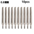 thumbnail image 1 of Bgsha 10Pc 0.8-4mm Rotary Burr Core Drill Bit Engraving 2.35mm For Glass Tile, 1 of 5