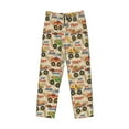 thumbnail image 4 of Xecao Animal Truck Men's Straight Lounge Pajama Pants: The Ultimate in Comfortable Sleepwear, 4 of 9