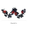 thumbnail image 3 of YYV Halloween Pumpkin Rattan Decor with Maple Leaves, Fall Harvest Garland for Thanksgiving, Rustic Autumn Hanging Ornament, 3 of 6