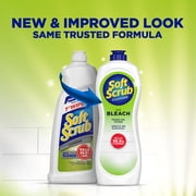 (2 pack) Soft Scrub Cleanser with Bleach, Multi-Surface Cleaner for Bathroom, Germ-Kill, 24oz