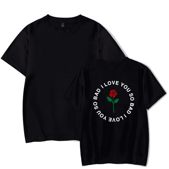 LANY Merch T-Shirt I Love You So Bad Crewneck Merch T Shirts Popular Graphics Print Unisex For Men Women Streetwear Top Tee