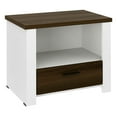 thumbnail image 1 of Gymax Accent Nightstand with Drawer and Open Shelf Sofa End Table Bedroom Living Room, 1 of 7