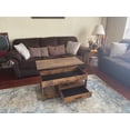 thumbnail image 5 of WLIVE Coffee Table for Living Room, Lift Top Coffee Table with Storage, Small Coffee Table with Hidden Compartment and Steel Frame, Wooden Dining Table with Rising Top, Rustic Brown, 5 of 11
