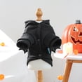 thumbnail image 6 of Halloween Small Dog Sweater Pumpkin Cat Turtleneck Knitwear Warm Pet Halloween Costume Pumpkin cat Outfit Holiday Puppy Dog Clothes for Girl Boys(XL,Black), 6 of 9
