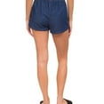 thumbnail image 2 of Hurley Womens Cindy Chambray Casual Walking Shorts, Blue, Large, 2 of 2