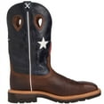 thumbnail image 4 of Men's Twisted X MLCS007 Lite Weight Work Boot Safety Toe Brown/Texas Flag Leather 13 D, 4 of 6