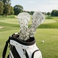 thumbnail image 5 of Yuyamidu Daisy Golf Club Head Covers Butterfly Golf Club Cover for Driver Fairway Woods Hybrids PU Leather Golf Accessory, 5 of 8