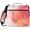 Abstract Rose Watercolor Pattern, variant on Zipper Binder with Shoulder Strap 2 inch 3 Ring Waterproof File Folder Organizer Bag 500 Sheet Digital Art Of Peony