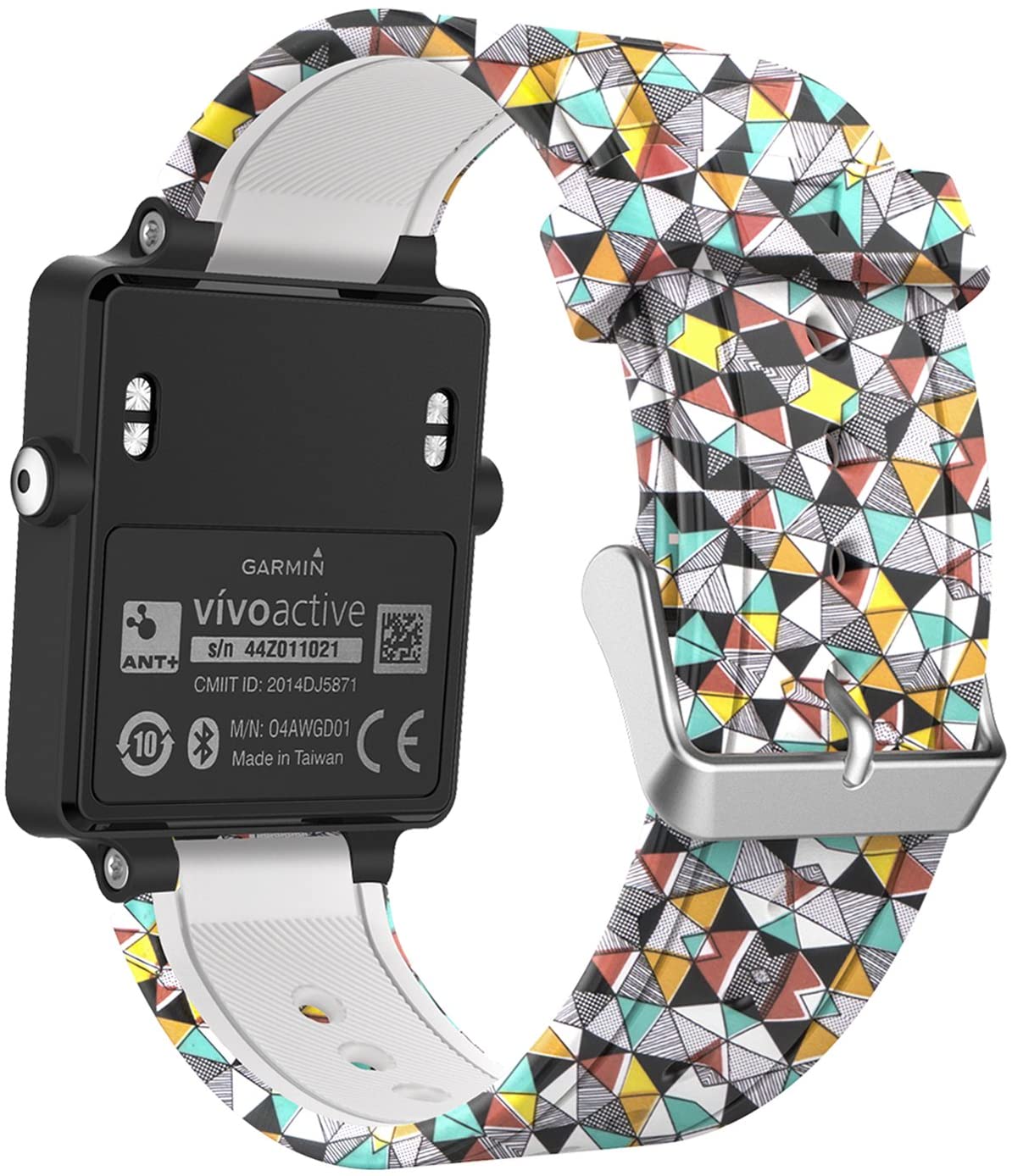 Cinturino MoKo Per Garmin Vivoactive | Bracciale Silicone Morbido Nero Ricambio Fitness
