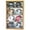 Walnut, variant on 8 Mini Helmet Display Case Cabinet (Mirror Back)