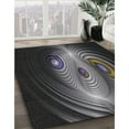 thumbnail image 2 of Ahgly Company Indoor Rectangle Patterned Black Novelty Area Rugs, 2' x 5', 2 of 6