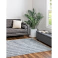 thumbnail image 3 of Rugs.com Eco Trellis Collection Rug – 5' x 8' Harbor Blue Medium Rug Perfect For Bedrooms, Dining Rooms, Living Rooms, 3 of 9