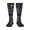 3 Black, variant on Women's Knee High Socks Thin Blue Line Flag Print Outdoor Casual Tube Socks