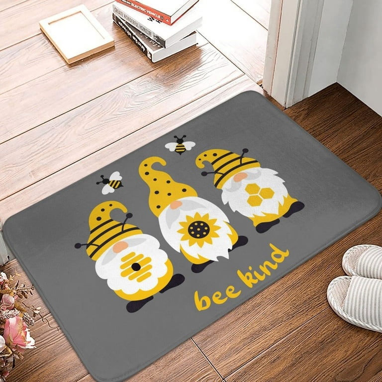 JOOCAR Bee Kind Kitchen Mat and Rug, 24 x 16 Inches Non-Slip Floor Mats and  Rugs for Kitchen, Bathroom, Sink, Laundry, Home Decor 