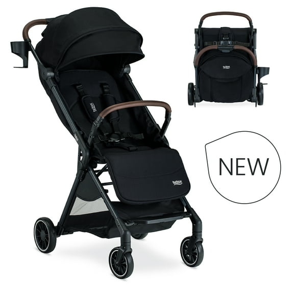 Britax® Juniper™ Compact Stroller with One-Hand RapidFold™ - Raven Black