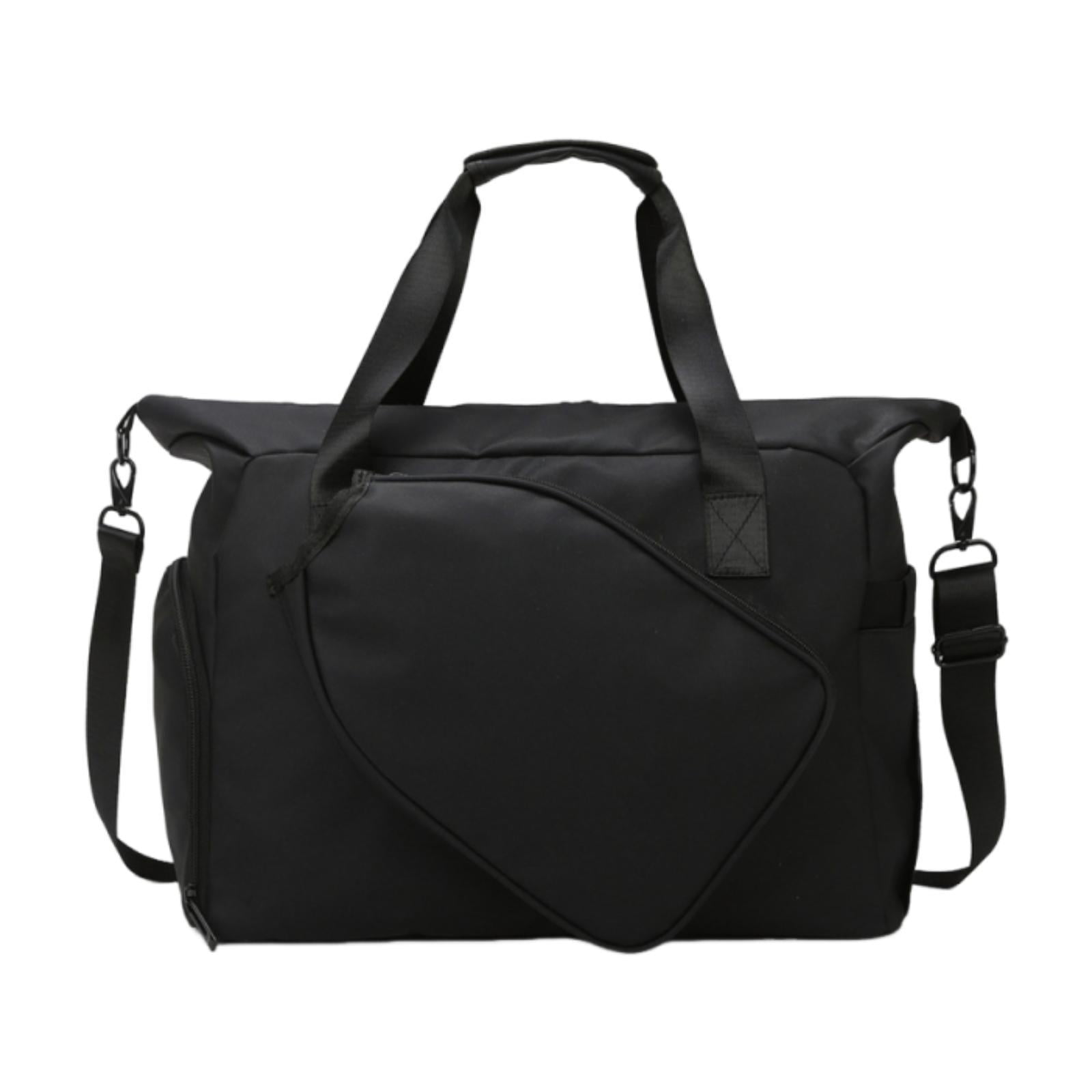 LOVIVER Pickleball Bag Outdoor Sport Bag Adjustable Strap Carrying Bag for Beginners black
