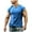 Blue, variant on Nnhblu Workout Tank Tops for Men Round Neck Sleeveless Mens Athletic Shirts Army Green XXXL