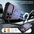 thumbnail image 3 of Military Grade Shockproof Case for iPhone 17, Built-in N52 Magnetic Ring, Slide Camera Lens Cover, Rugged Heavy Duty Protective Phone Case, 3 of 8