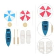 thumbnail image 6 of ROSENICE Miniatures Tiny House Decorations Miniature Beach Ornament Beach Style Miniature Beach Minis Beach Ornaments Toy Seaside, 6 of 8