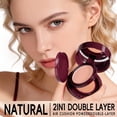 thumbnail image 5 of Air Cushion Foundation, 2-in-1 Hydrating Compact, Lightweight Buildable Coverage, Natural Matte Finish, Long-Wearing, Portable Makeup, 10g + 15g, 5 of 5