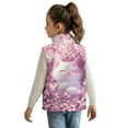 thumbnail image 3 of Pzuqiu Cat Sleeveless Vests Toddler Girl Clothes Size 2 Lightweight Zip Up Fall Winter Warm Outerwear With Pockets Casual Fall Outfits Fashion Clothing Soft for Daily Life, 3 of 7