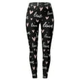 thumbnail image 5 of Gibobby Leggings lindo Mujer Pantalones estampados personalizados para el Día San Valentín para mujer, mallas personalizadas para mallas para correr, mallas largas para Pilates(Multicolor, XL), 5 of 5