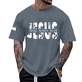 thumbnail image 2 of Christian T Shirts for Men 2026 Summer Casual Short Sleeve Crewneck Jesus The Way The Truth The Life Graphic Tees, 2 of 5