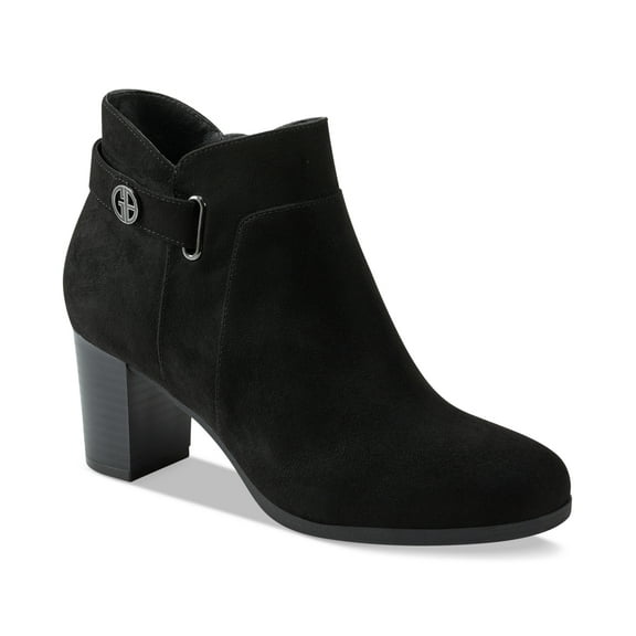 Giani Bernini Women’s Artemyss Memory Foam Booties Black Micro – Size 8.5W