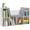 White, variant on 6-Cubby Bookcase with Reading Nook and Cushion, Multi-Purpose Storage Organizer for Bedroom, Living Room, Pure White