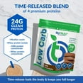 thumbnail image 2 of BioTrust Low Carb Protein Powder – Delicious Whey & Casein Blend from Grass-Fed Hormone Free Cows – Non GMO, Gluten Free (Chocolate), 2 of 7
