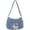 Light Blue, variant on Denim Purse Crossbody Bags, Boho Hobo Crossbody Bags for Women, Casual Hippie Travel Purse with Lots of Pockets
