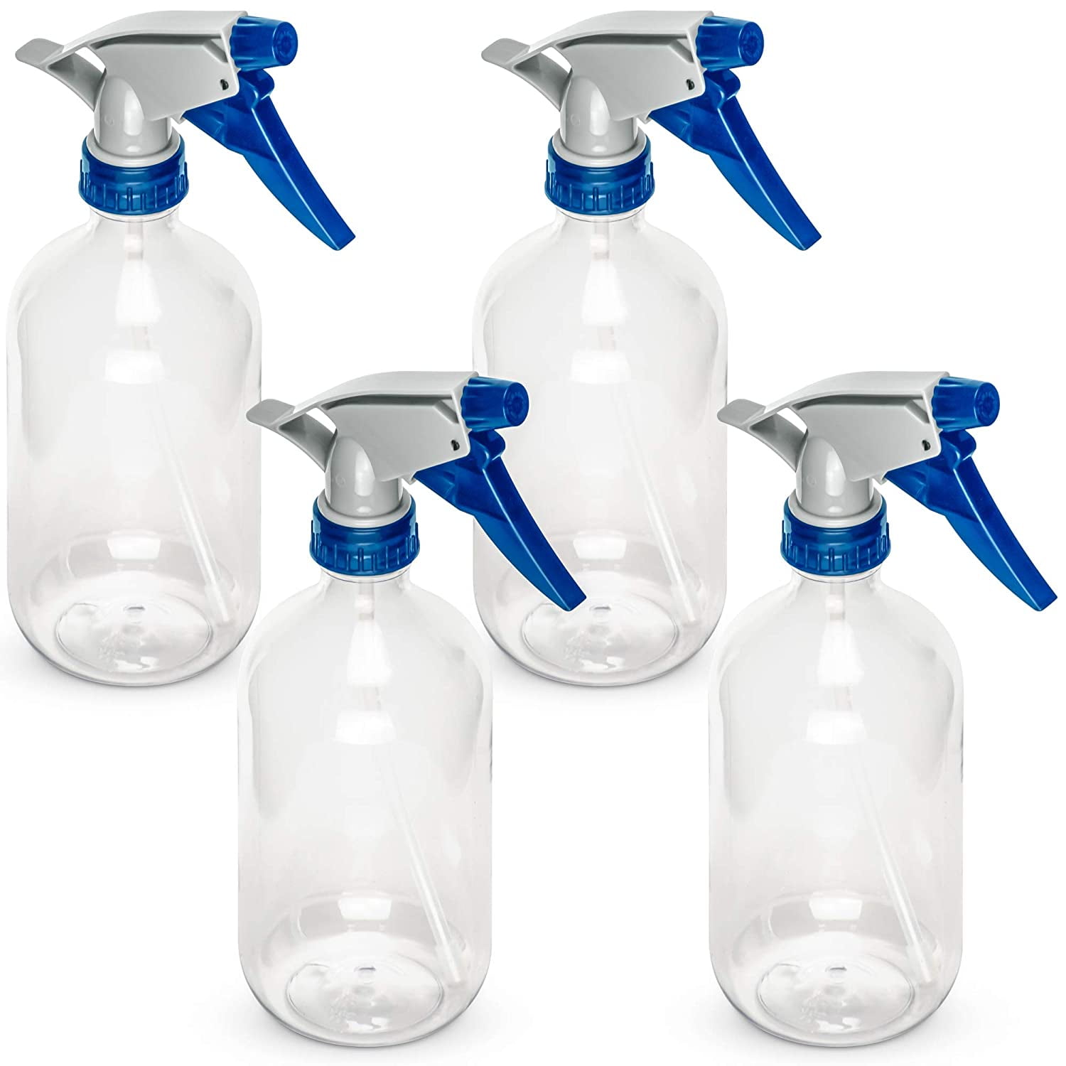 4PCS 500ml 16oz Plastic Empty Industrial Laboratory Spray Bottles Leak  Proof Chemical Resistant Foggy Mist Stream Sprayer Diluti 