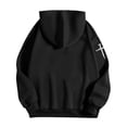 thumbnail image 5 of MHFRRA Sudadera con Capucha Temática y Bolsillo Delantero para Mayor Comodidad y Estilo Urbano Negro, 5 of 5