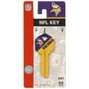 Hillman Minnesota Vikings Painted Key House/Office Universal Key Blank Single