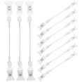 thumbnail image 1 of BESTYASH 10Ud Sujetadores Plásticos Transparentes Para Etiquetas Y Precios Doble Extremo Para Uso En Y Tienda, 1 of 8