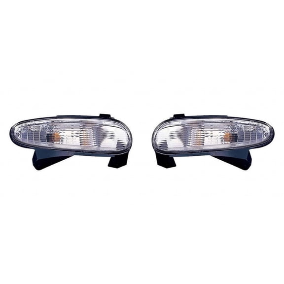 For Buick LaCrosse Front Signal/Corner Light Assembly 2005 2006 2007 2008 2009 Pair Driver and Passenger Side CAPA Certified For GM2520191
