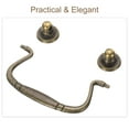 thumbnail image 3 of 2pcs Bail Pull Handle, 4 Inch Bail Drawer Pull Swing Drawer Pulls, for Wooden Drawer Dresser Cupboard Bronze, 3 of 7
