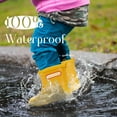 thumbnail image 3 of YYW Toddler Rain Boots,Baby Kids Easy-on Anti-Slip Rain Shoes for Boy Girl Outdoor(Yellow,7 Toddler), 3 of 10