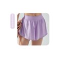 thumbnail image 4 of Liacowi Women Sports Skirt Shorts Fast Dry Breathable Loose Yoga Half Dress Solid Color Running Short Pants, 4 of 7