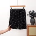 thumbnail image 2 of Bovxnpu Womens Pajama Shorts Sleep Loungewear Bottoms Pajama Shorts Polka Print Cotton Plus Size Pocketed Sleepwear, 2 of 7